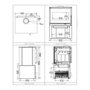Osburn Inspire 2000 Premium 75K BTU Wood Stove [OB02042] (SAK78123)