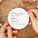 Our Love Story Wedding Coasters