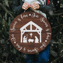 Our Savior Christmas Door Decorations