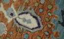Oushak Hand Knotted Blue and Ivory Traditional Wool Multi Size wool Area Rug