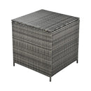 Alora Outdoor 6-Piece All-Weather PE Rattan Sofa Set With Adjustable Seat, Storage Box, Removable Covers, And Tempered Glass Table Top (SAK37221)