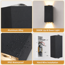 LED Waterproof Outdoor Beam Wall Light