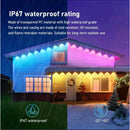 Outdoor LED Light Strip with Bluetooth Control for Eaves and Patios