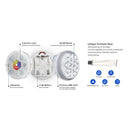 Outdoor LED Lights Waterproof RGB Pool Lamp with 20-Hour Runtime
