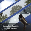 Outdoor Spotlight with Removable Angled Shroud Body