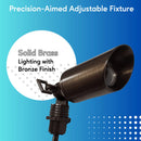 Outdoor Spotlight with Removable Angled Shroud Body