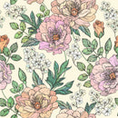 Large Summer Flowers Wallpaper