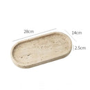 DecorBites™ Calacatta Marble Vanity Tray for Perfume Candles Jewelry Luxury Home Decor