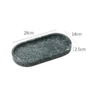 DecorBites™ Calacatta Marble Vanity Tray for Perfume Candles Jewelry Luxury Home Decor