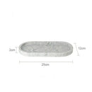 DecorBites™ Calacatta Marble Vanity Tray for Perfume Candles Jewelry Luxury Home Decor