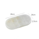 DecorBites™ Calacatta Marble Vanity Tray for Perfume Candles Jewelry Luxury Home Decor