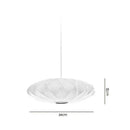 DecorBites™ Bubble Silk Pendant Chandelier for Dining Living Room Kitchen Island & Bedroom