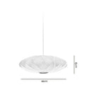 DecorBites™ Bubble Silk Pendant Chandelier for Dining Living Room Kitchen Island & Bedroom