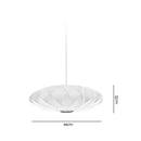 DecorBites™ Bubble Silk Pendant Chandelier for Dining Living Room Kitchen Island & Bedroom