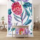 Voguish Exotic Flowers Wallpaper Vogue
