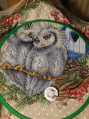 Owl Devotion SNV-712 Counted Cross Stitch Kit