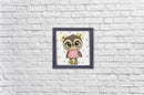 Owl Nika CS2374 7.9 x 7.9 inches Wizardi Diamond Painting Kit