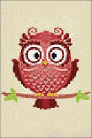 Owl Phil WD250 7.9 x 11.8 inches Wizardi Diamond Painting Kit