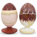 Set of 2 Bride and Groom Wedding Wooden Figurines