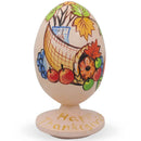 Thanksgiving Horn of Plenty Cornucopia Wooden Figurine