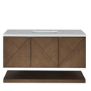 James Martin Marcello 48" Floating Single Bathroom Vanity, Chestnut