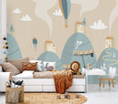 Fashionable Beige Wallpaper for Nursery