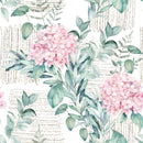 Voguish Little Pink Flowers Wallpaper Fashionable