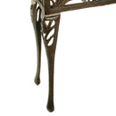 Cast Aluminum Antique Bronze Butterfly Rectangular Metal Plant Stand