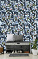 Voguish Dark Leaves Wallpaper Smart