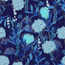 Blue Floral Wallpaper
