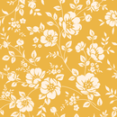 Elegant Yellow Floral Wallpaper