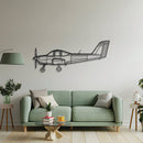 PA-38 Tomahawk Metal Aircraft Wall Art - NCP0240