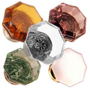 Glass Knob, Octagonal Shape