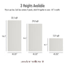 Paintable Ribbed Wall Panels