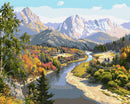 Painting by Numbers kit Autumn in the mountains KHO2848