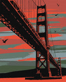 Painting by Numbers kit Mystic San Francisco KHO3625