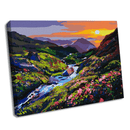 Painting by Numbers kit Sunrise in the mountains KHO2887
