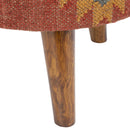 Huttschlag Dark Red Ottoman