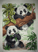 Pandas SM-050  Counted Cross Stitch Kit