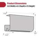 Paper Towel Holder Under Cabinet, With Magnetic Bulletin Board, No Drilling