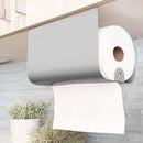 Paper Towel Holder Under Cabinet, With Magnetic Bulletin Board, No Drilling