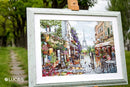 Paris in Flowers B2365L Counted Cross-Stitch Kit