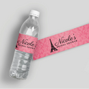 Paris Water Bottle Labels
