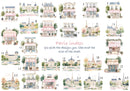 City of Paris Decals - Fabric Nursery Wall Art Decals