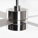 52" Bucholz Industrial Ceiling Fan with Dimmable LED Light
