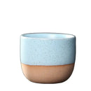 Pastel and terracotta ceramic tea cup set dining room kitchen cups