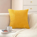 Pastel corduroy striped body pillow bedroom lumbar support