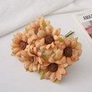 Pastel decorbites daisy sunflower bouquet for wedding room decor