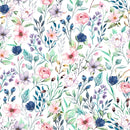 Pastel Field Flowers Wallpaper