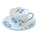 DecorBites™ Bone China Coffee Cup and Saucer Set for Home and Office
